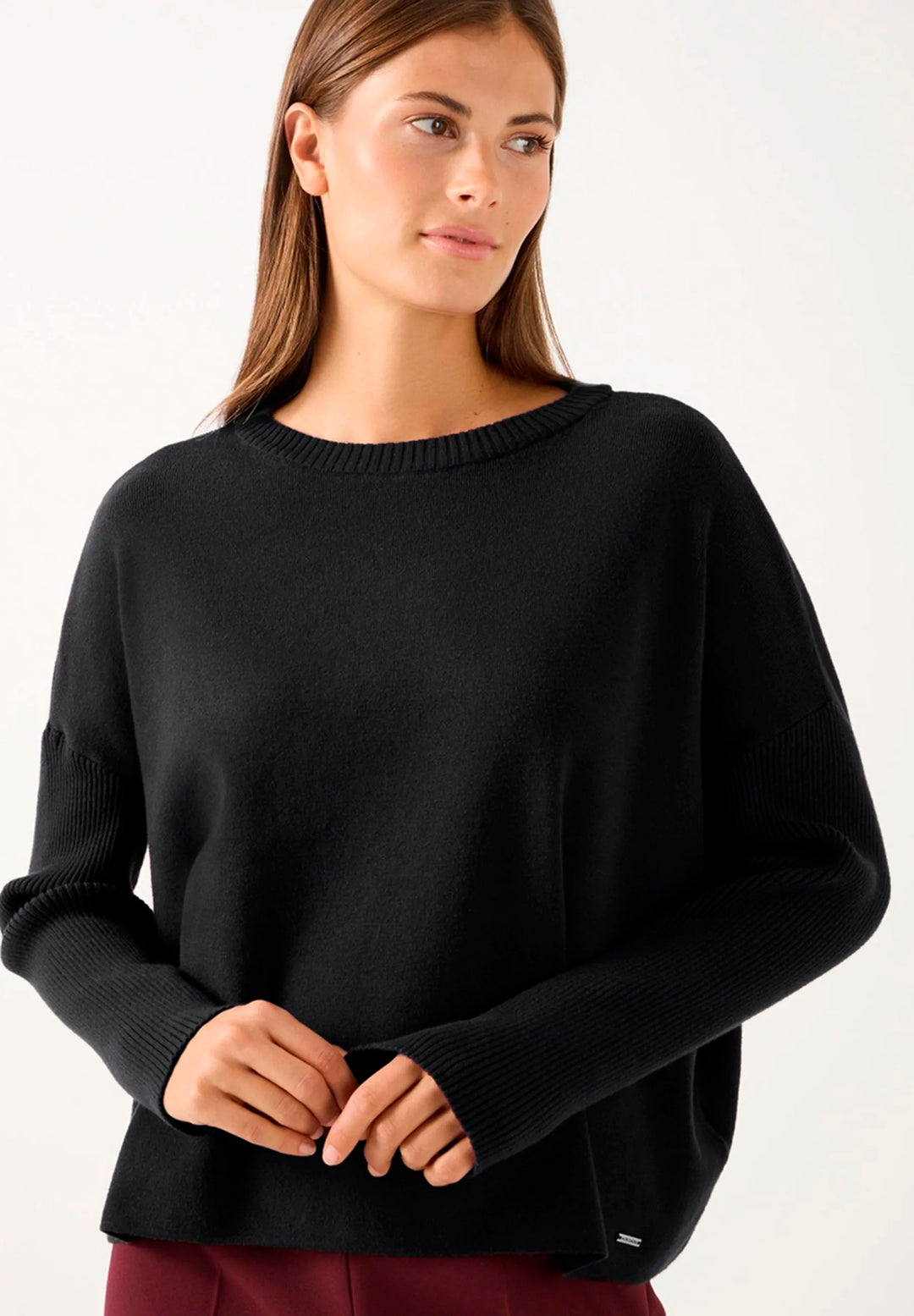 Pullover with Rip-Sleeves