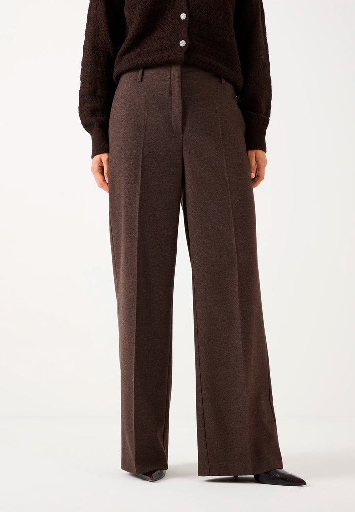 Soft Melange Wide Leg Pants