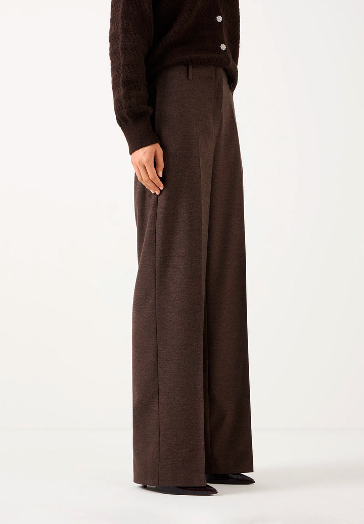 Soft Melange Wide Leg Pants