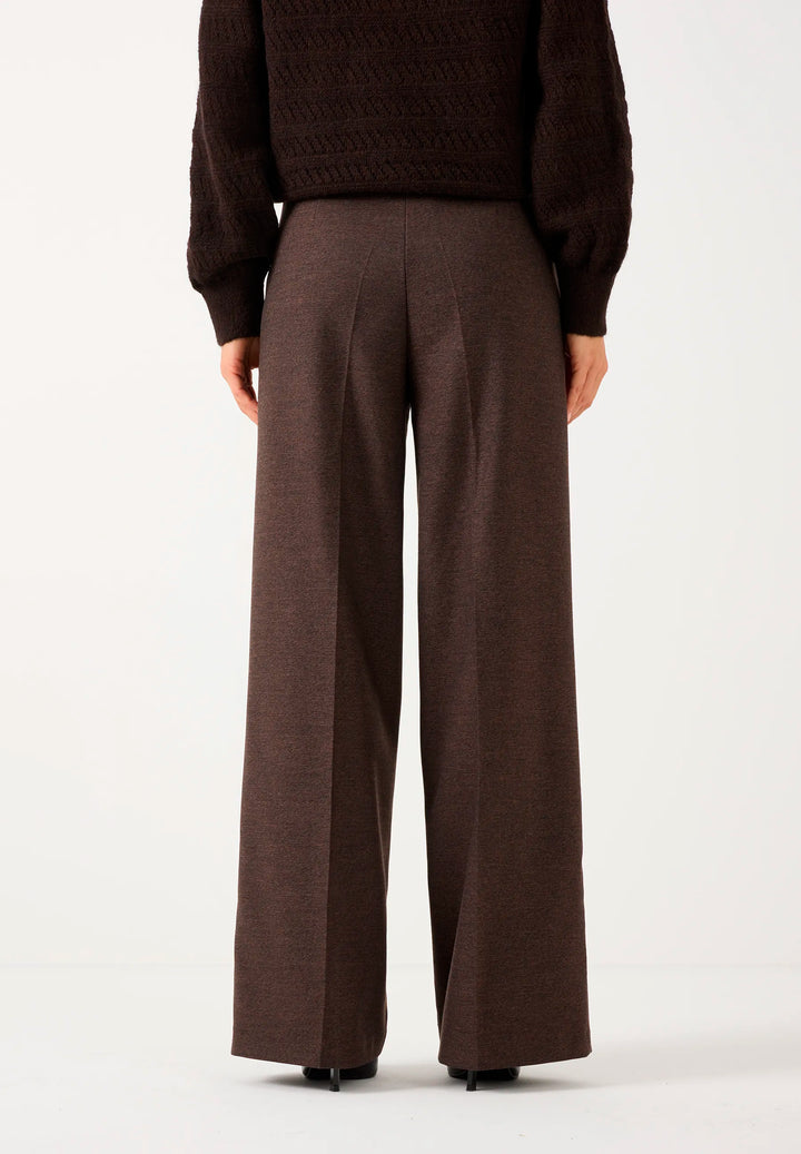 Soft Melange Wide Leg Pants