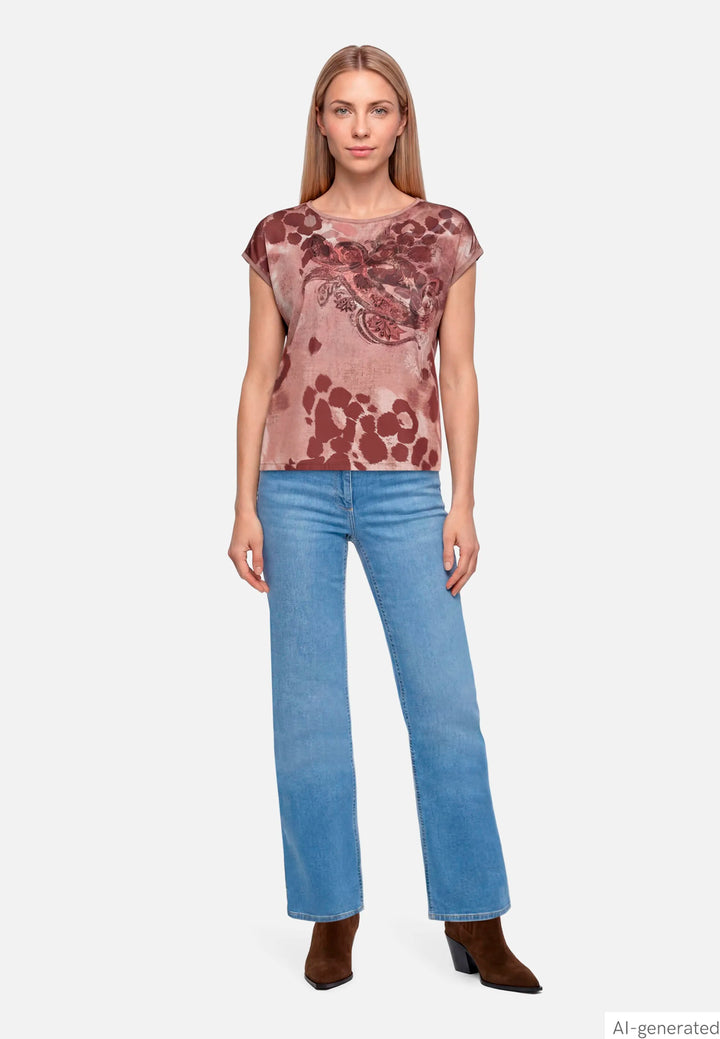 Wide-Leg Jeans with a Used Wash