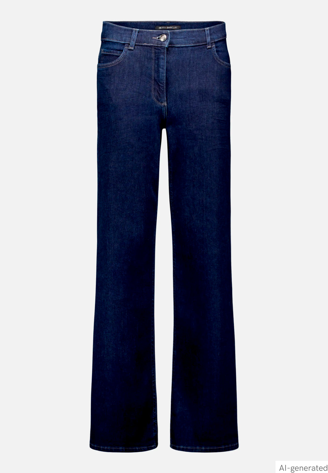 Wide-Leg Jeans with a Used Wash
