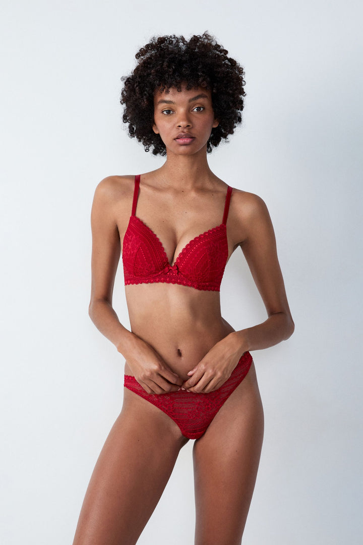 Bra - Push up - Red