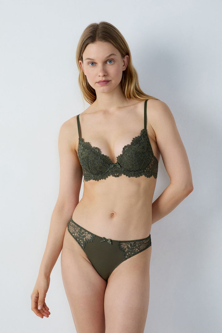 Push-up bra - Green