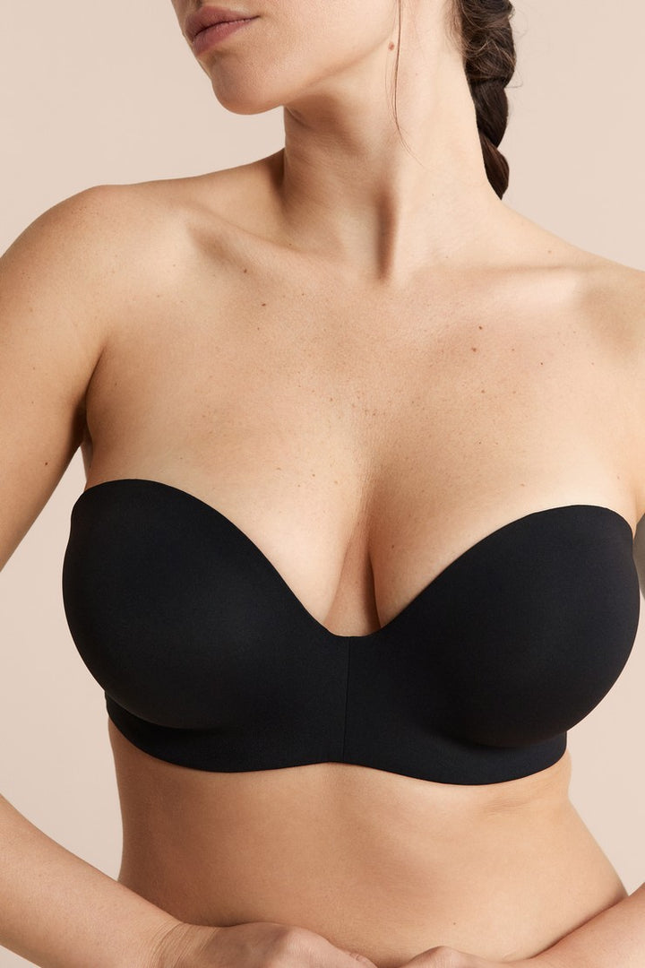 Bandeau And Strapless Bra - Noir
