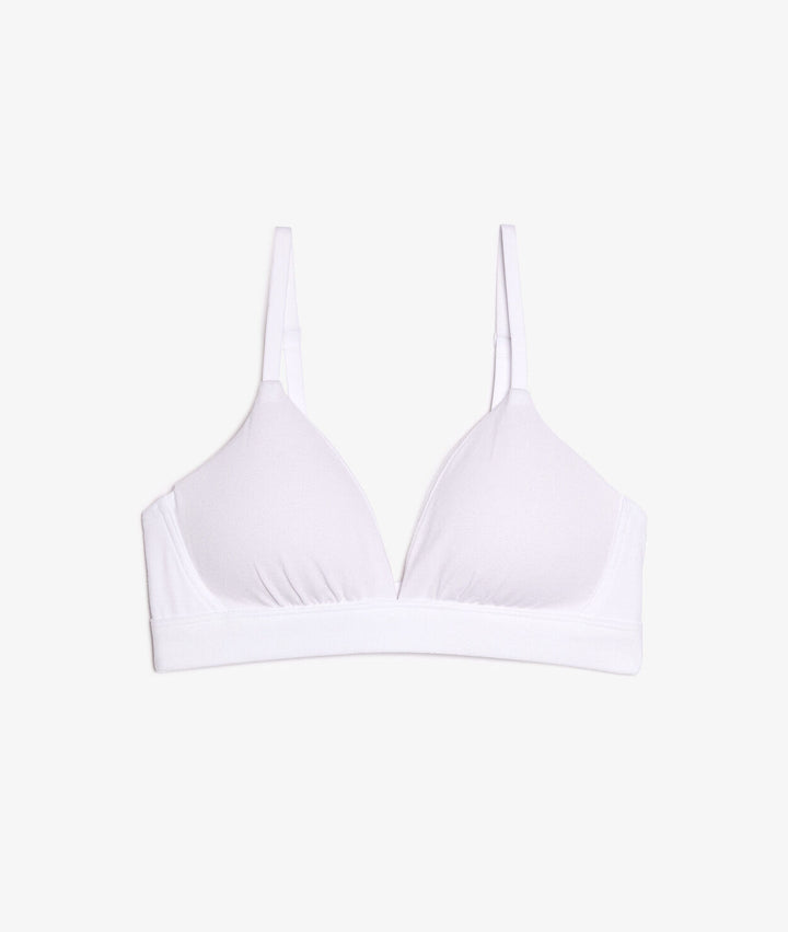 Triangle bra - White