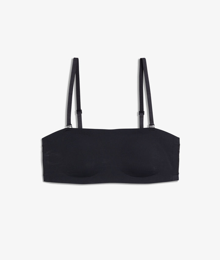 Bandeau and strapless bra - Black