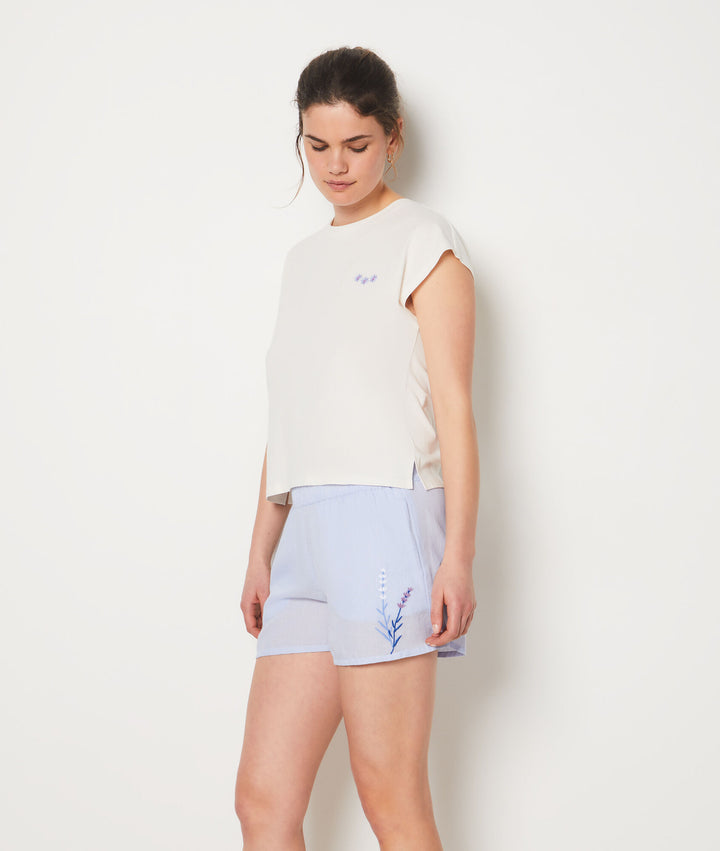 Pajama shorts - Bleu Ciel