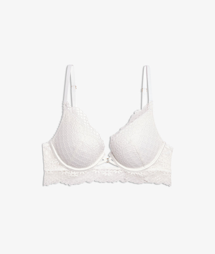 Push-up bra n.2 - the plunge - Ecru