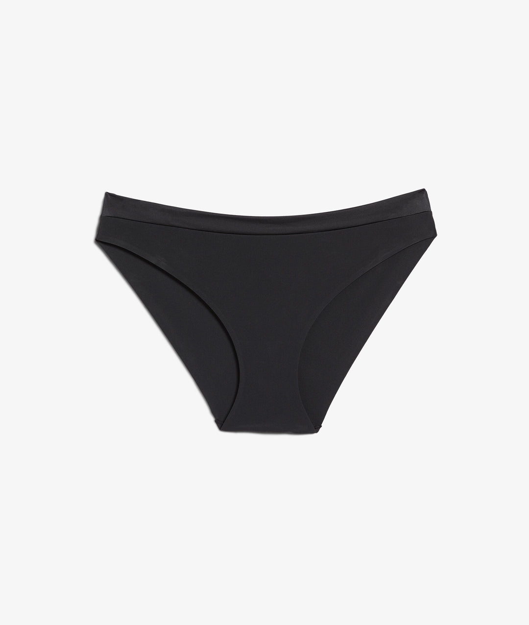 Satin microfiber brief - Noir