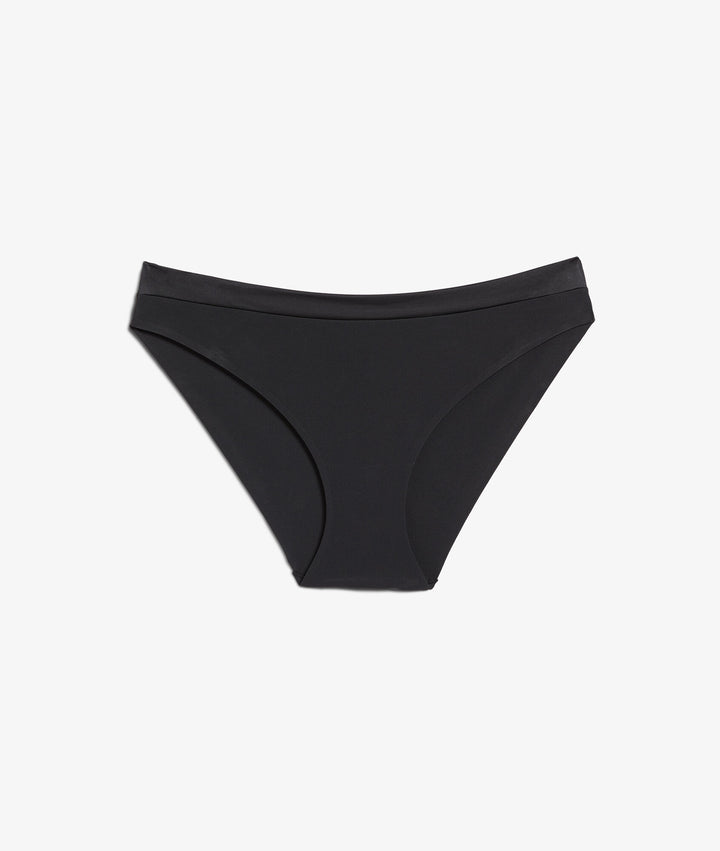 Satin microfiber brief - Noir