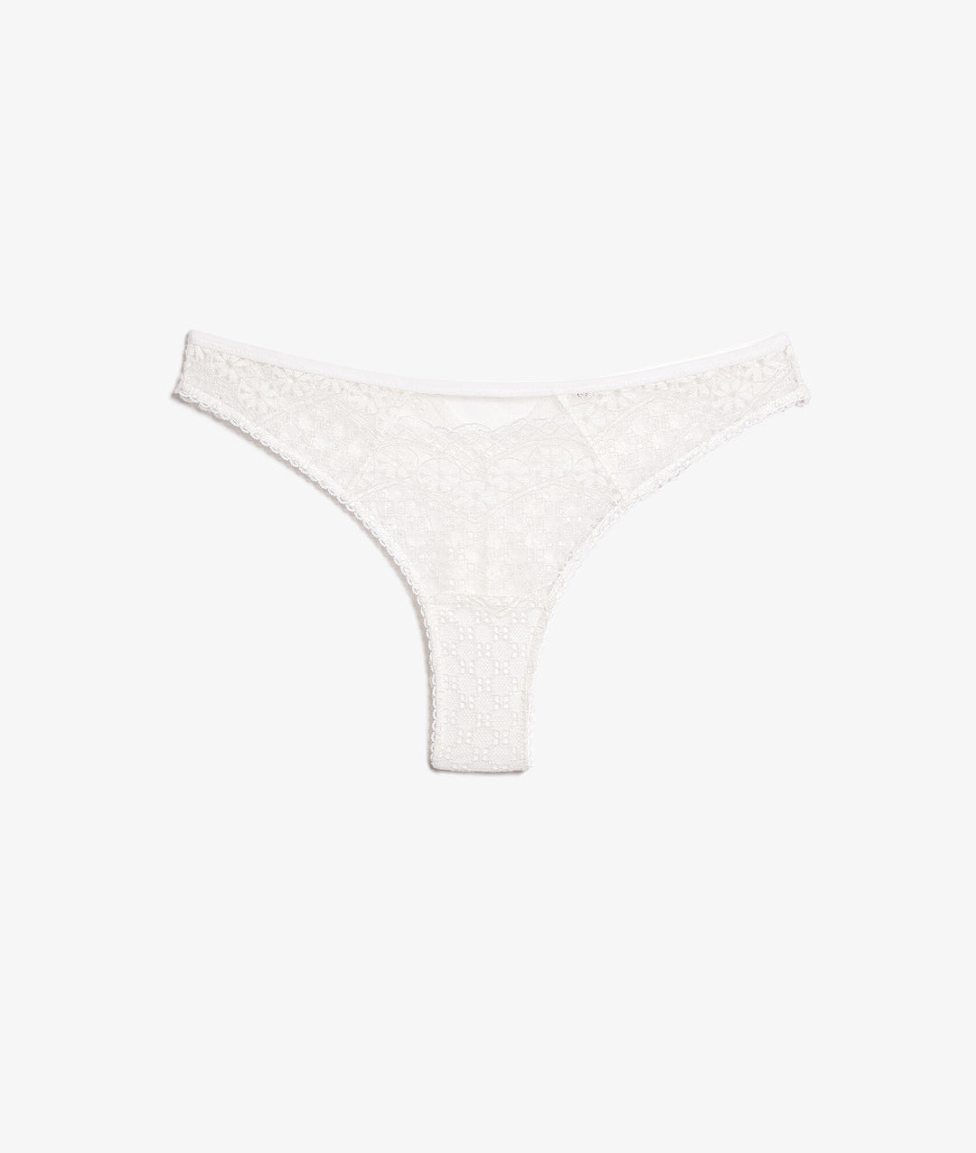 Tulle thong - Ecru