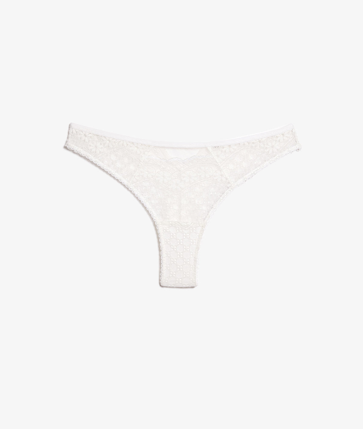 Tulle thong - Ecru