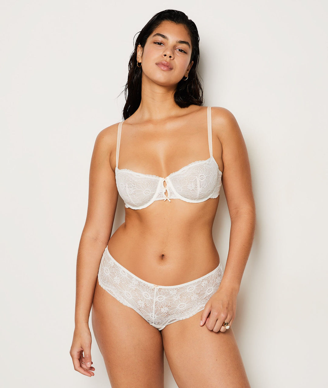 Lace hipster - Ecru