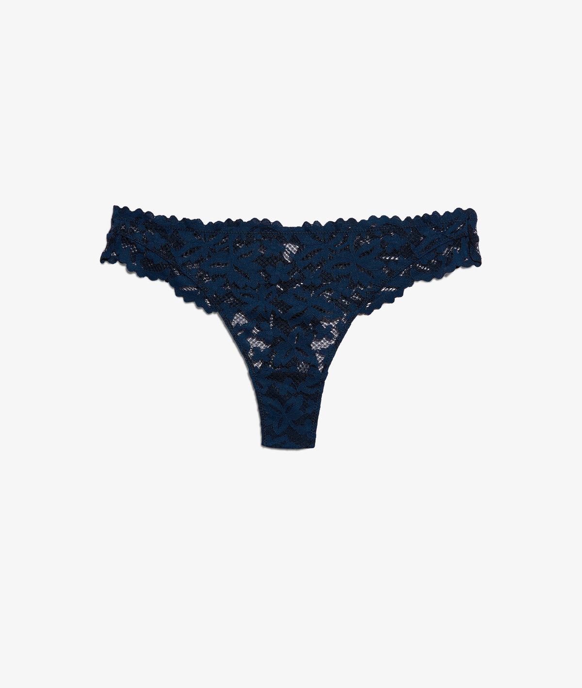 Lace thong - Marine