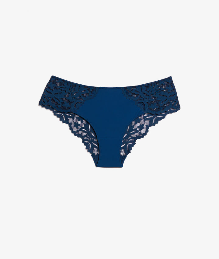 Lace shorty - Marine