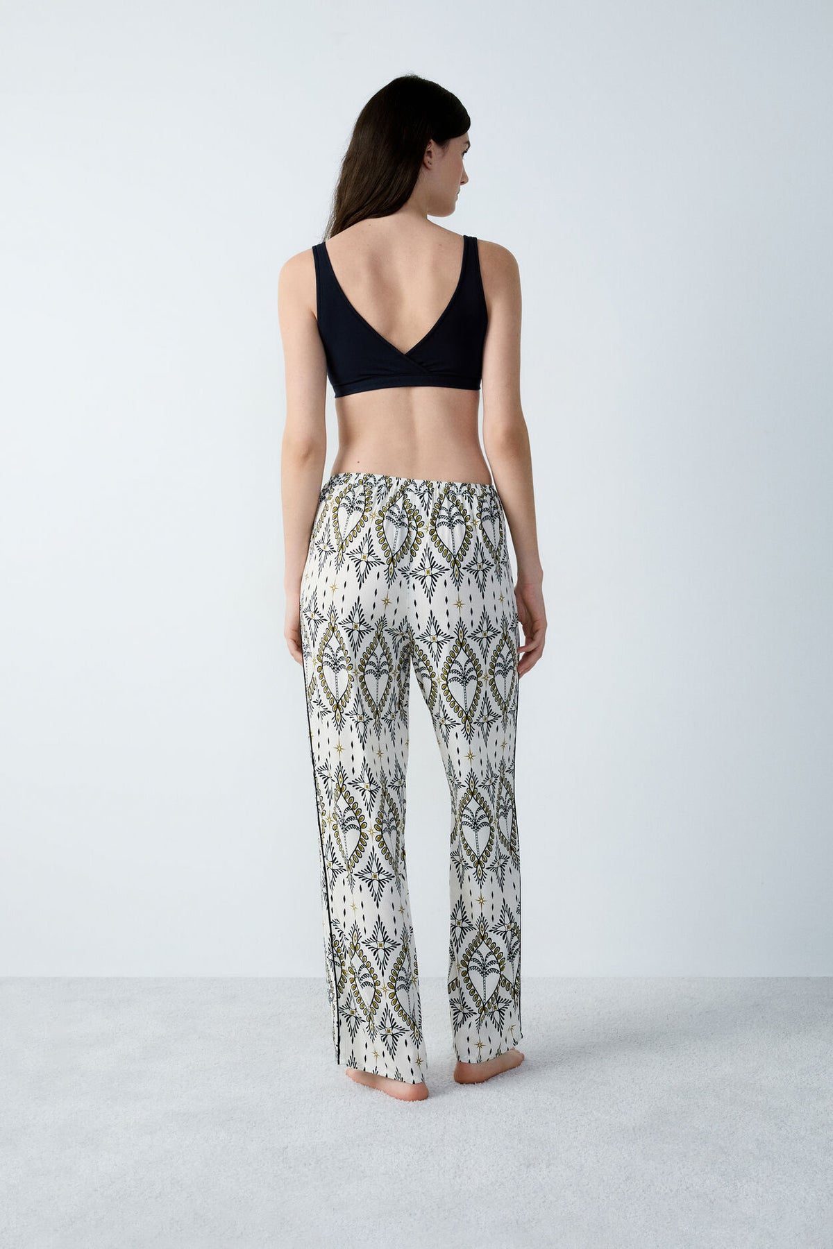 Pyjama trousers - Blue Green