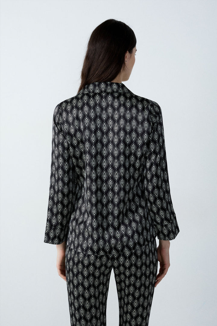 Pyjama shirt - Black