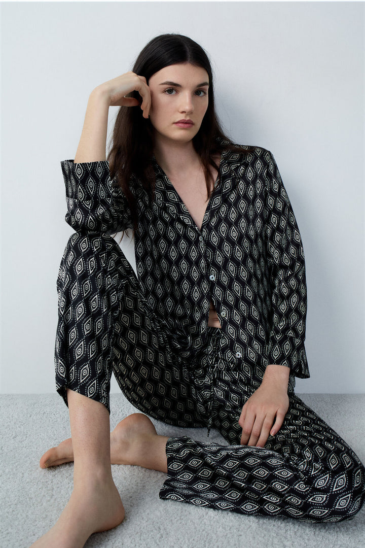 Pyjama trousers - Black
