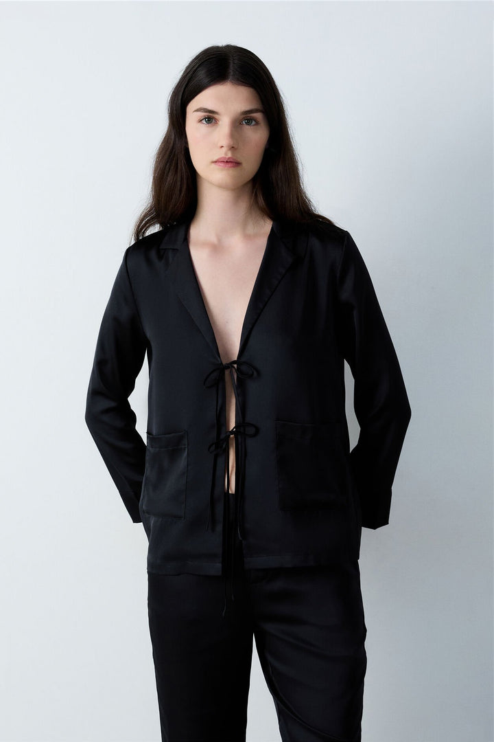 Pyjama shirt - Black