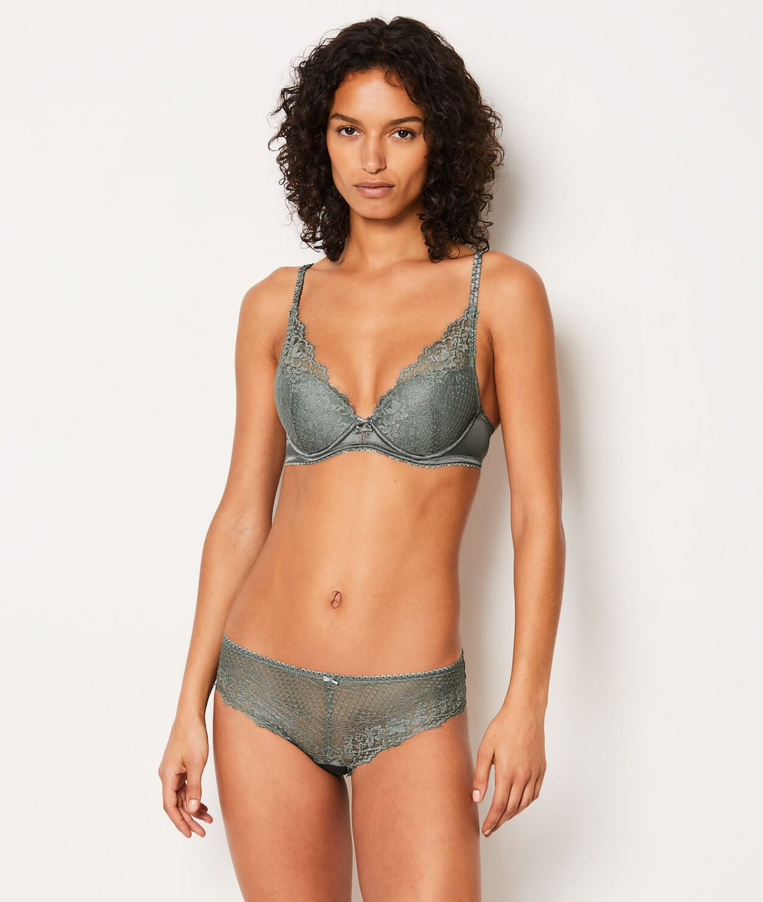Push-up bra - Blue Green