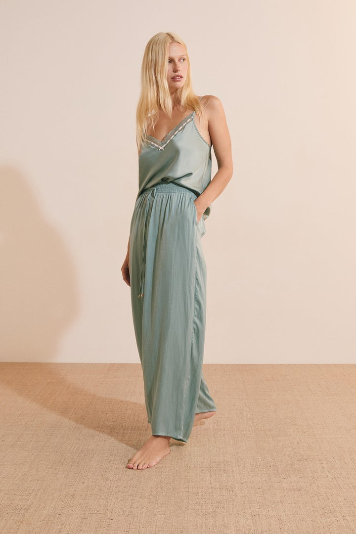 Pyjama Trousers - Bleu Azur