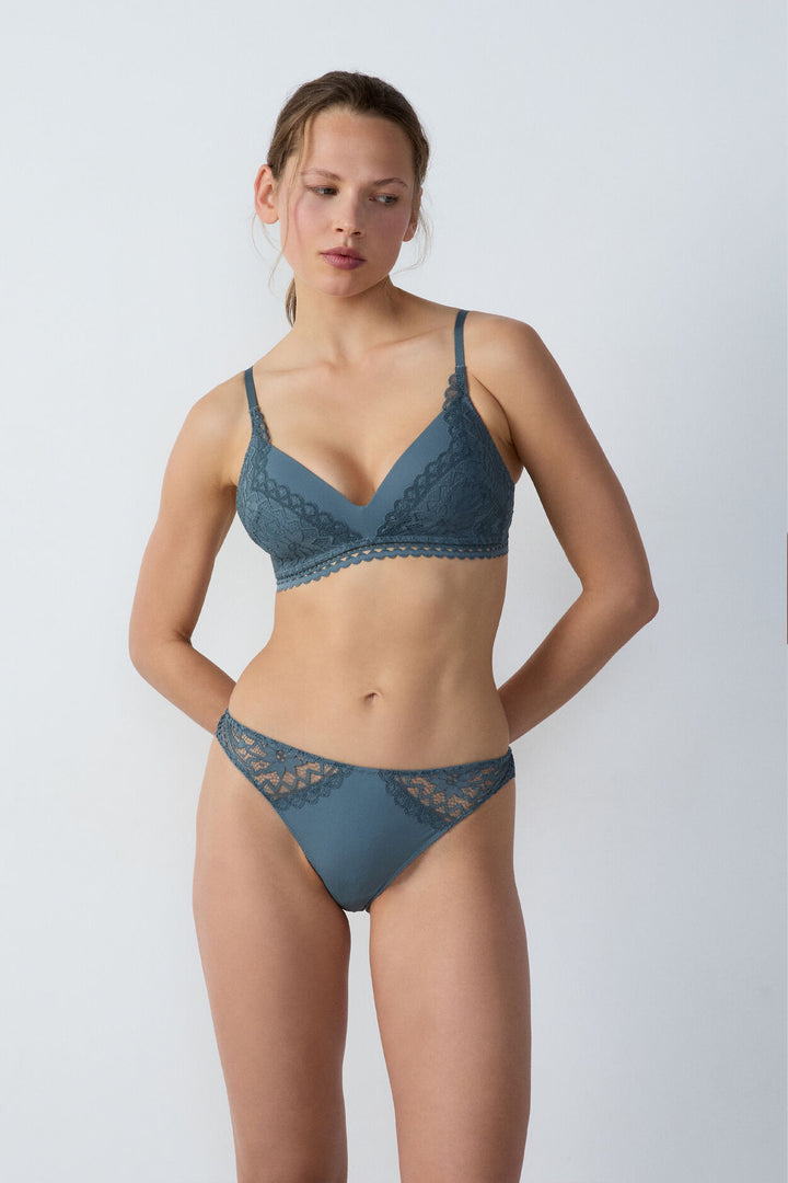 Wireless bra - Dark Grey