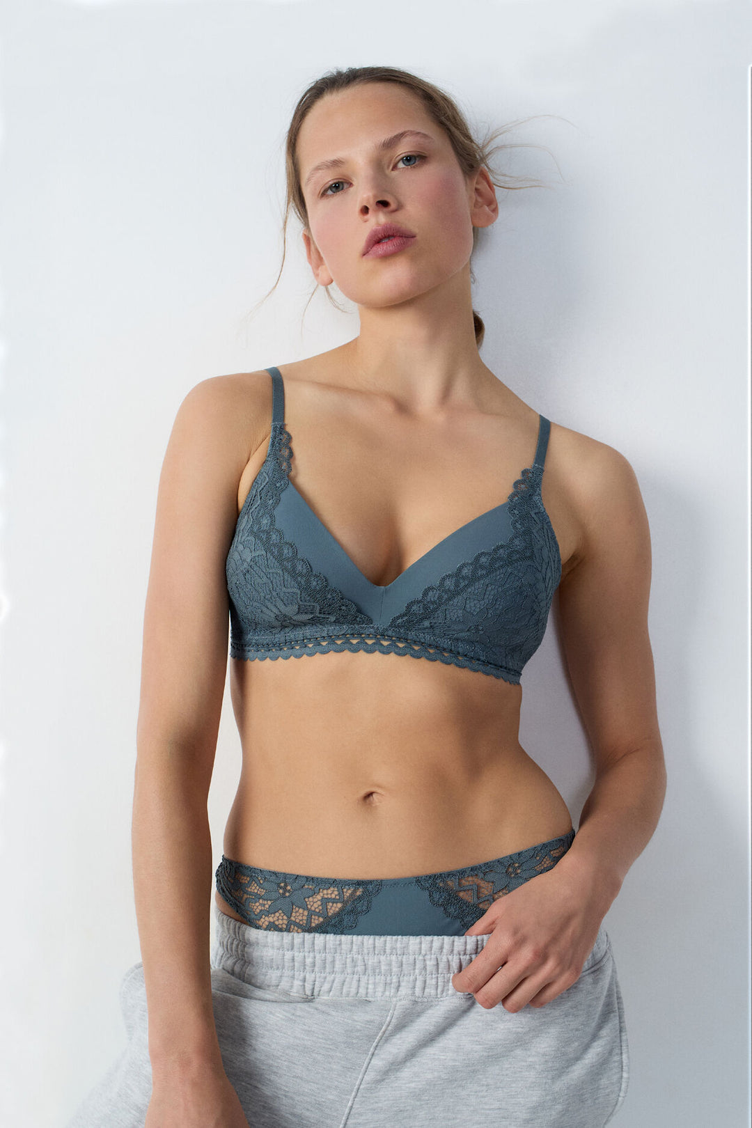 Wireless bra - Dark Grey