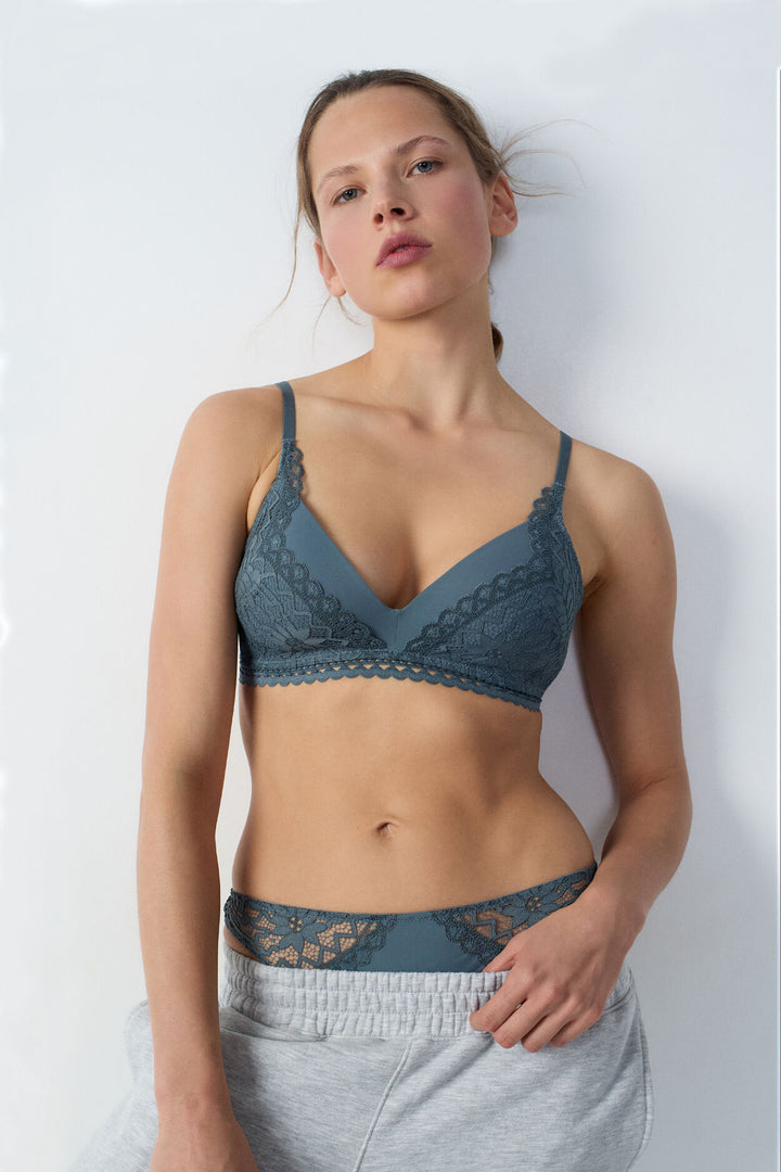 Wireless bra - Dark Grey