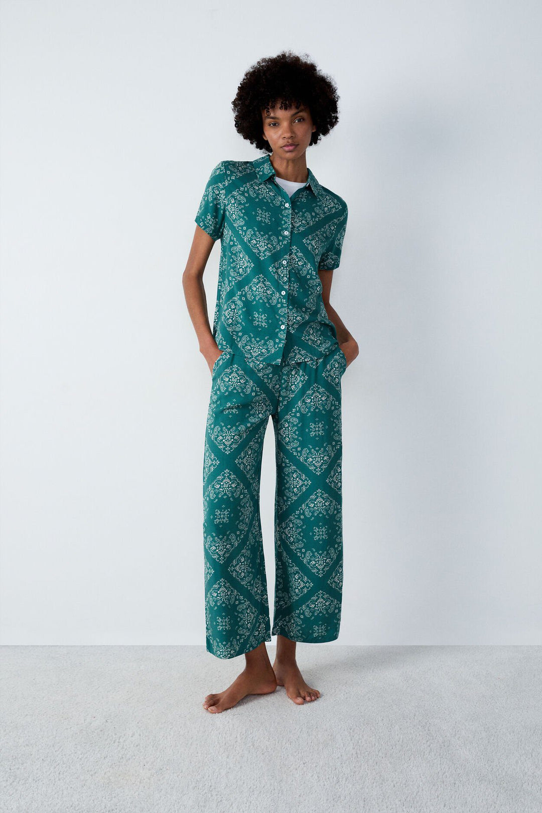 Pyjama shirt - Green