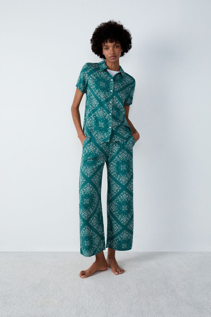 Pyjama shirt - Green