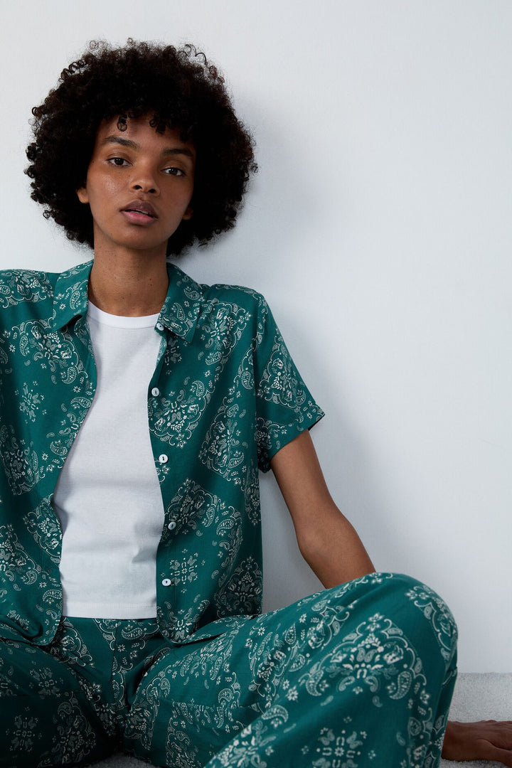 Pyjama shirt - Green