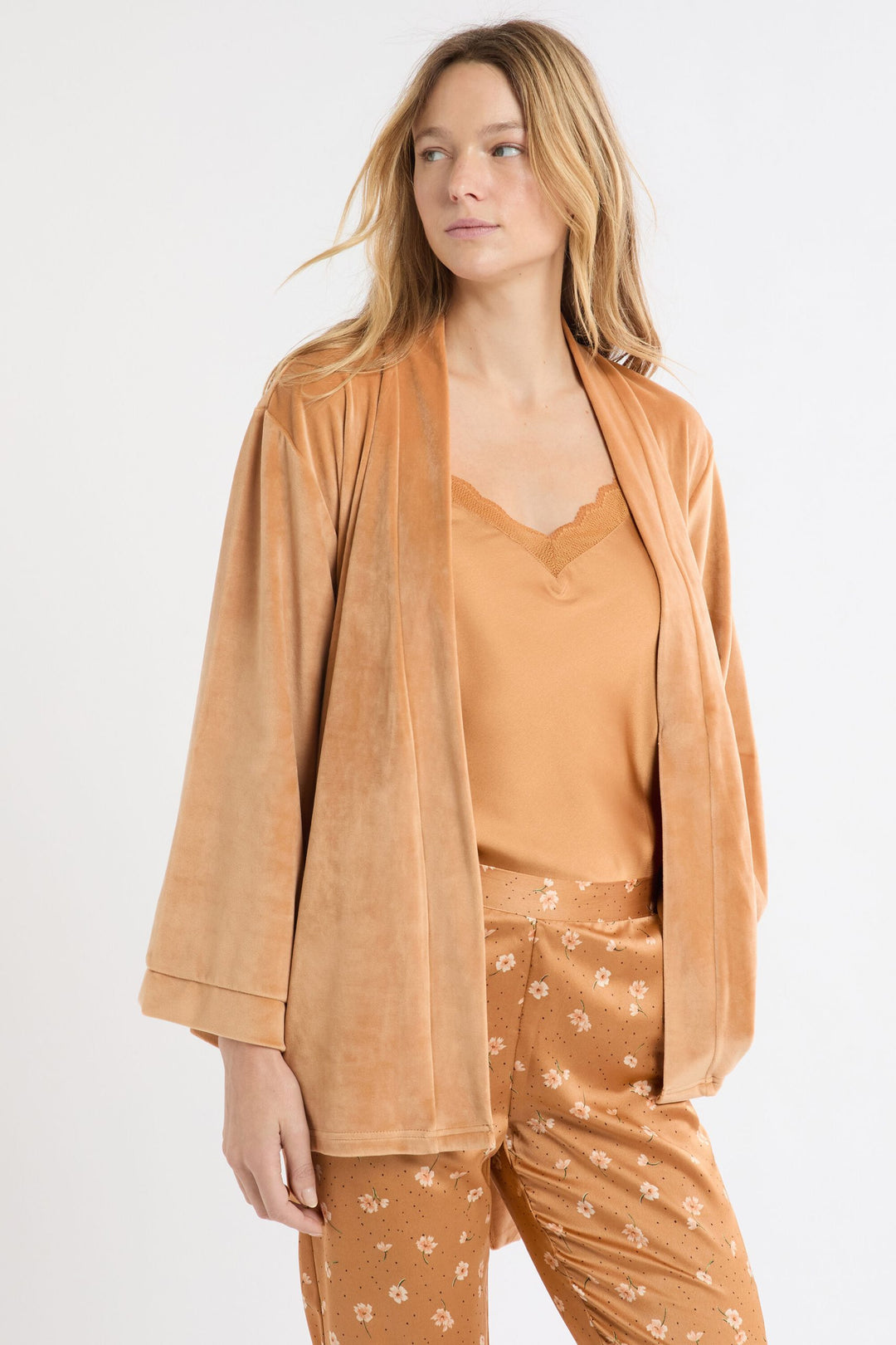 3 Pieces Pyjama - Brown