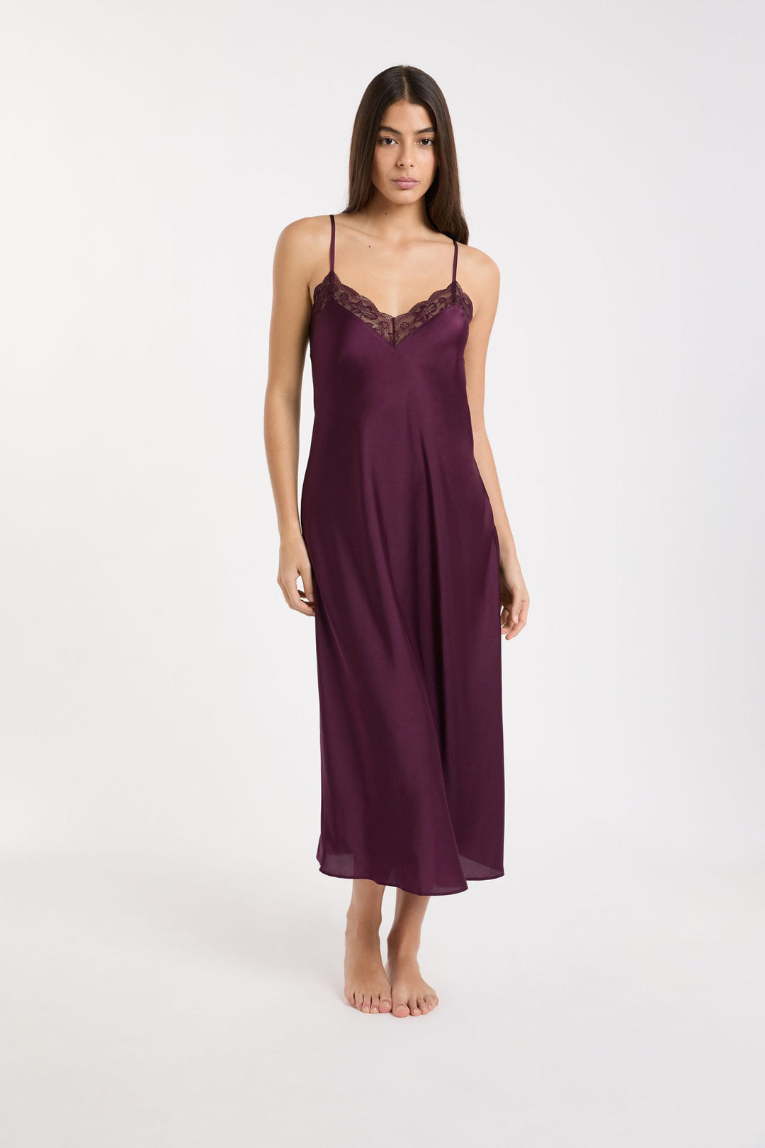 Night Dress - Dark Brown