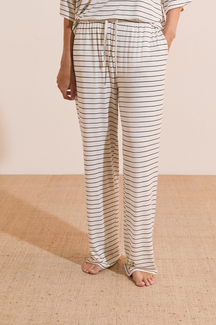 Wide Modal Pajama Pants - Indigo