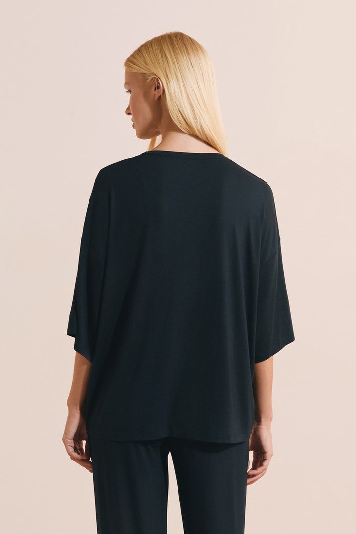 Modal Pajama T-Shirt - Encre