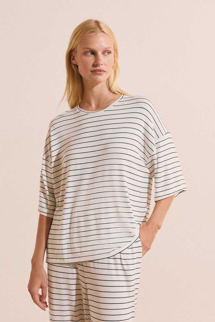 Modal Pajama T-Shirt - Indigo