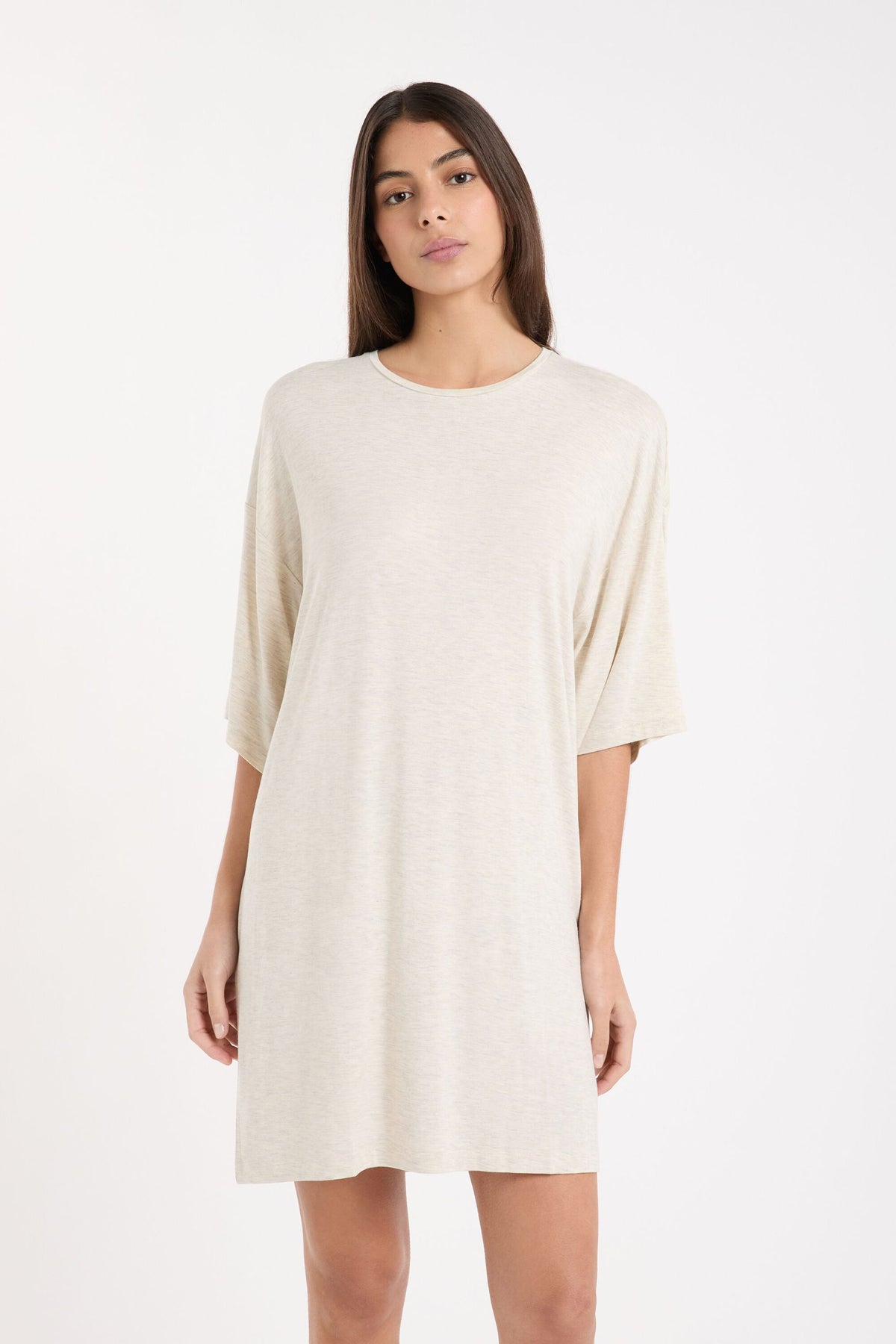 Night Dress - Beige