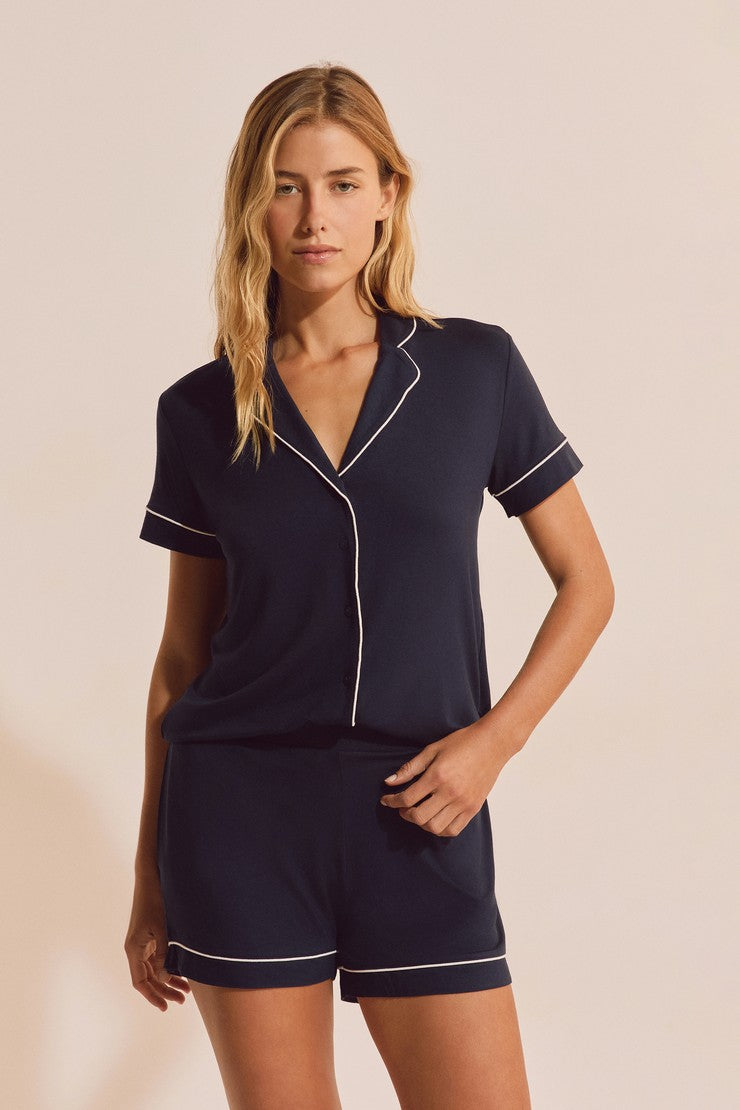 2-Piece Pajama Set - Bleu Nuit