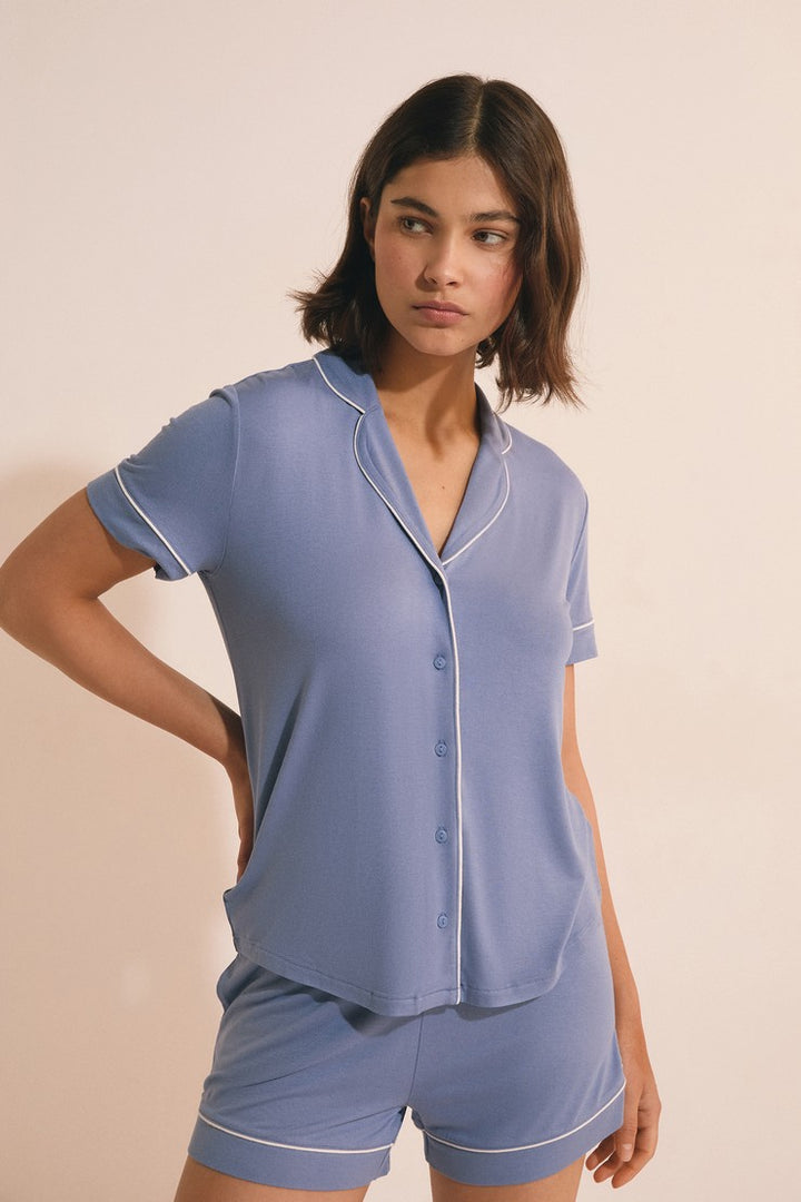 2-Piece Pajama Set - Bleu