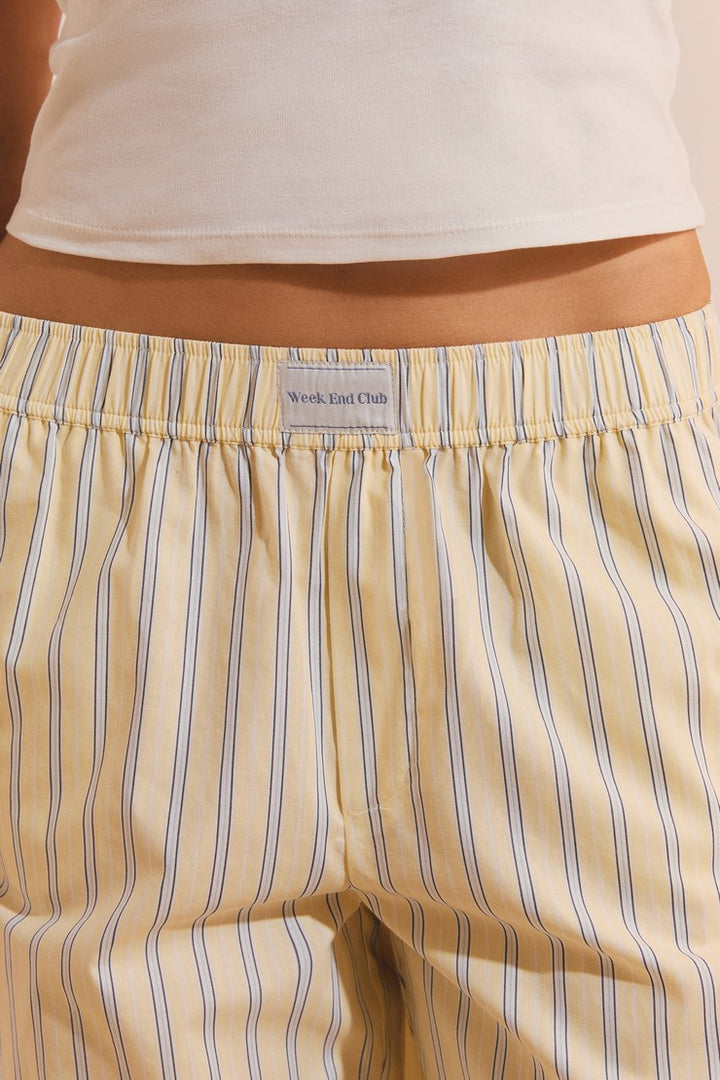 Pajama Pants - Jaune Pale.