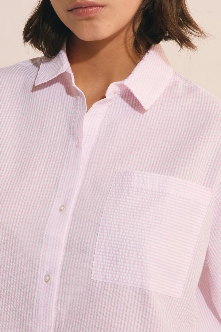 Pyjama Shirt With Cotton - Rose
