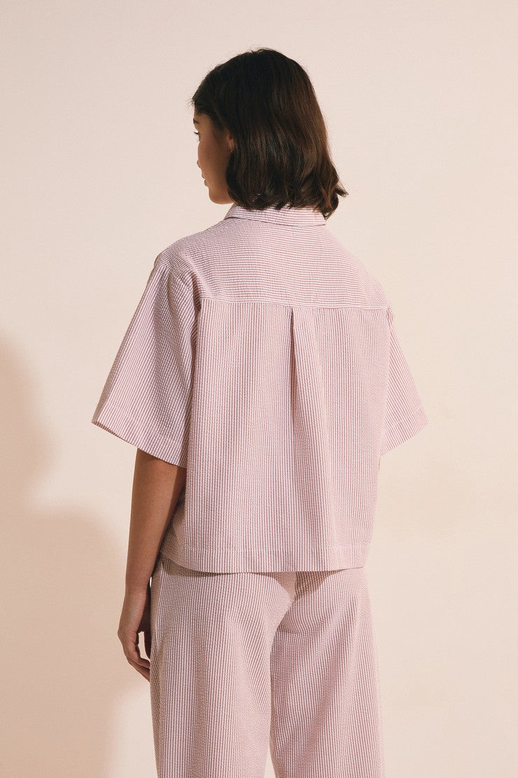 Pyjama Shirt With Cotton - Dune