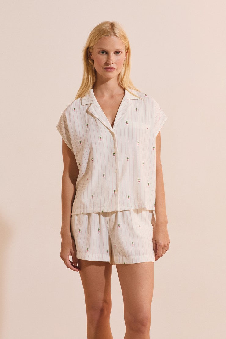 Pajama Shirts - Blanc