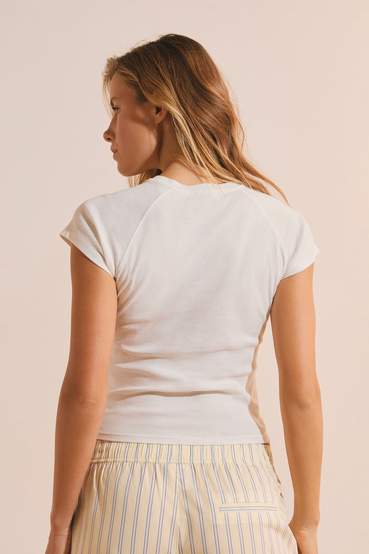 Cotton Pyjama T-Shirt With Motifs - Blanc