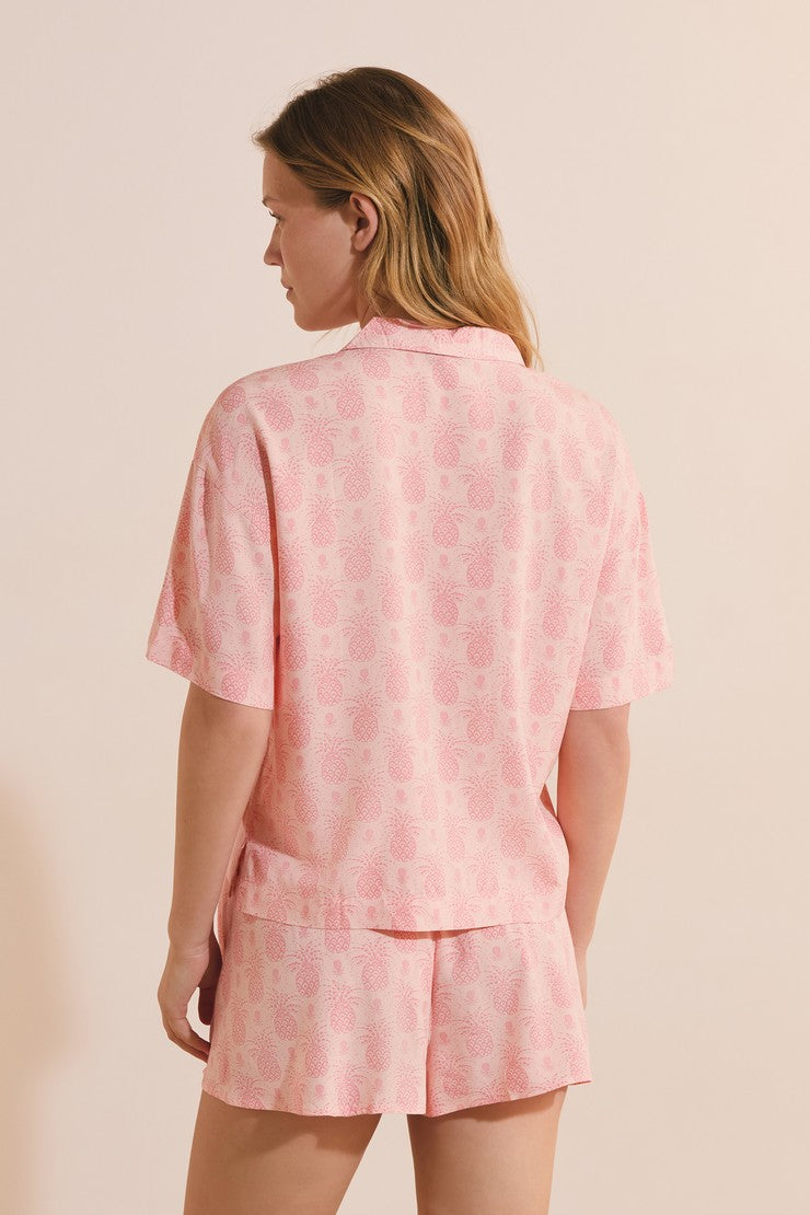 Pajama Shirts - Rose Poudre