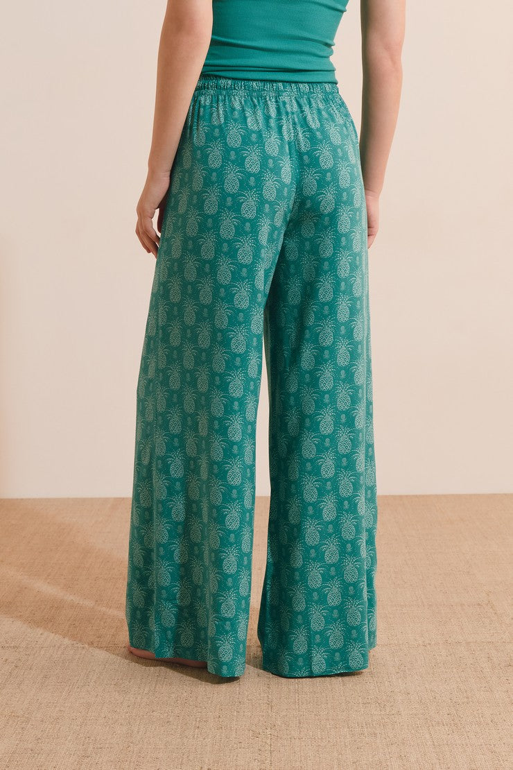 Pajama Pants With Patterns - Vert Sapin