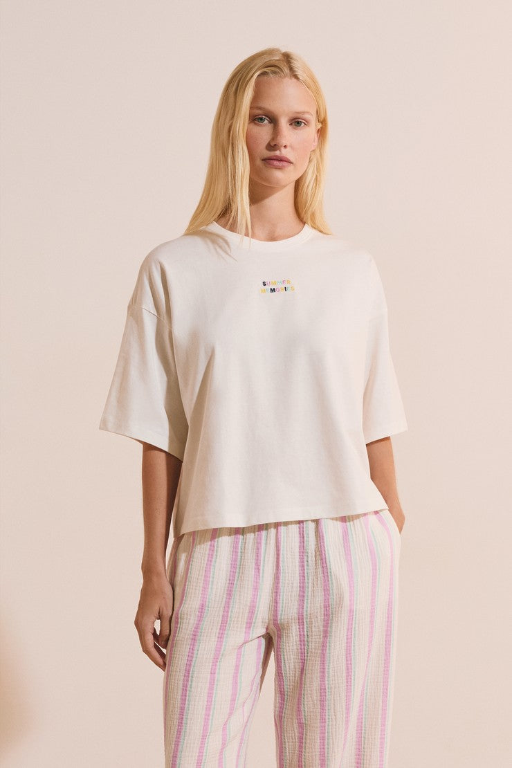 Pajama Tops - Ecru