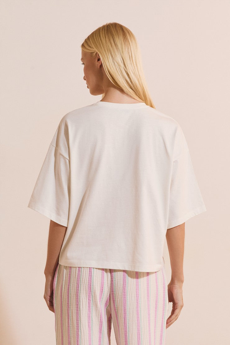 Pajama Tops - Ecru