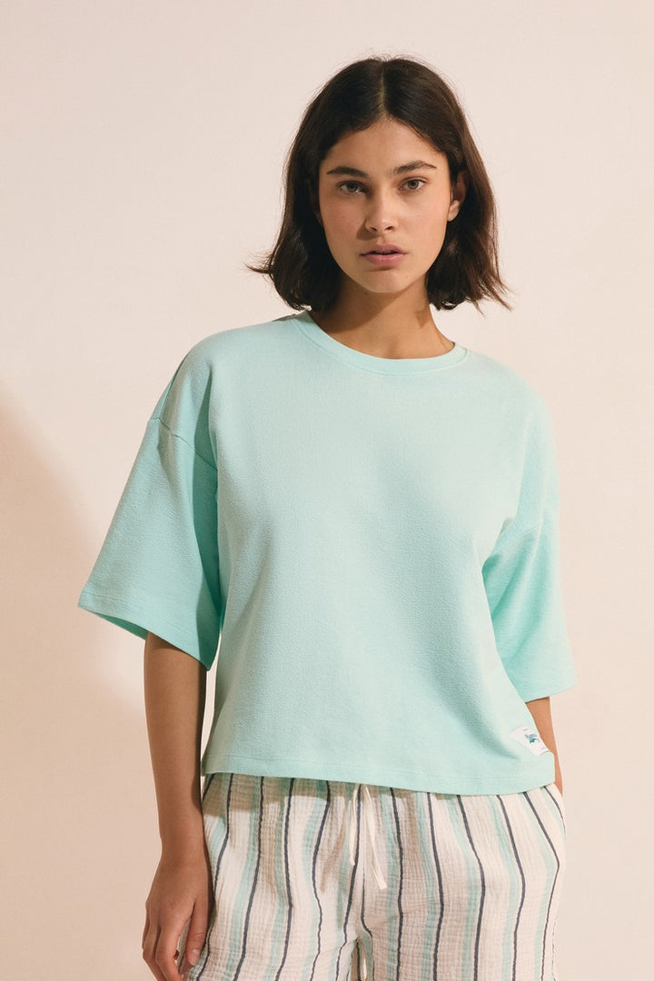 Pajama Tops - Turquoise